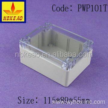 Plastic transparent waterproof box outdoor waterproof enclosure waterproof enclosure box for electronic explosion proof junction